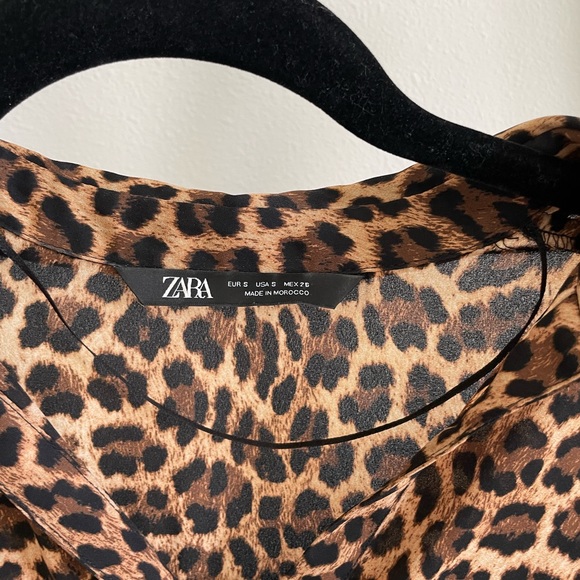 Zara cheetah print blouse - Picture 2 of 4